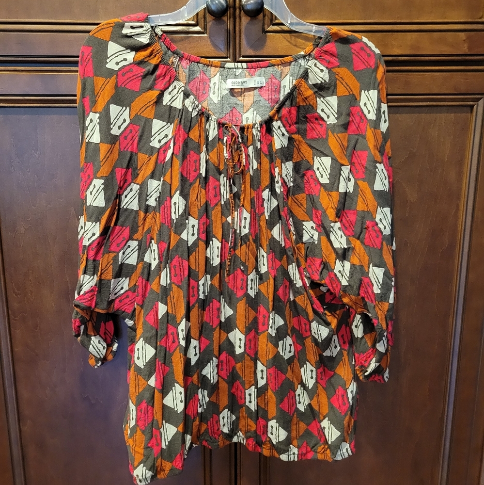 Old Navy Boho Style flowy Top. Sz XL